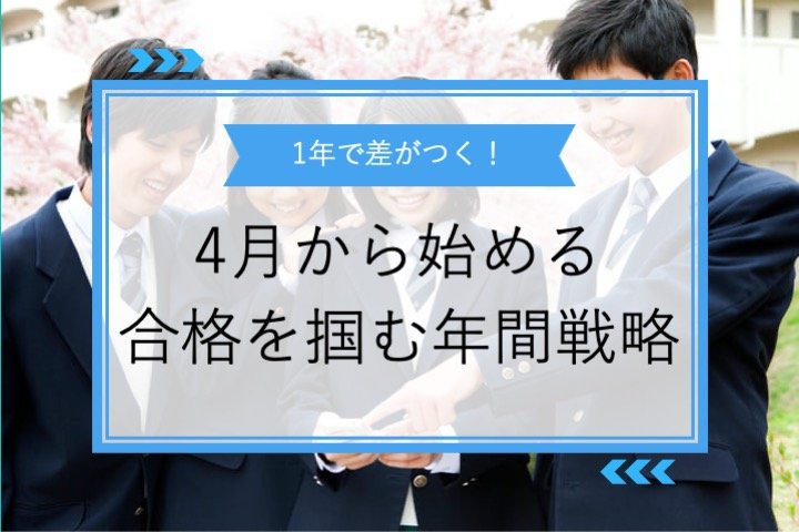 【大阪公立大学】高3の1年で差がつく！4月から始める合格を掴む年間戦略