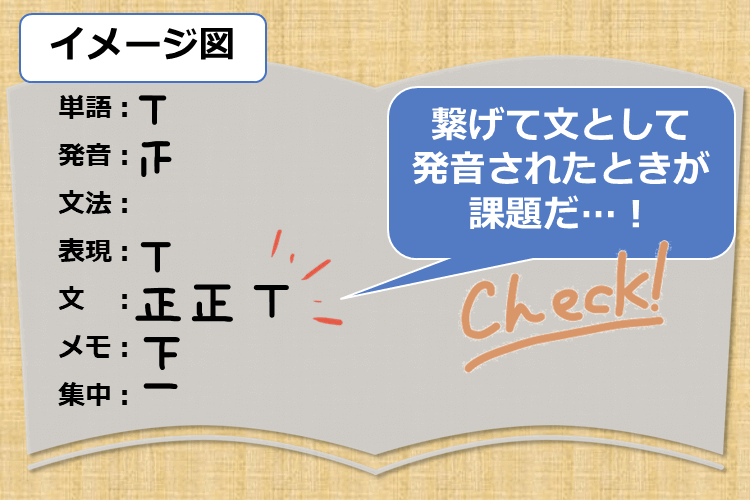 間違えた問題の分類わけのイメージ図