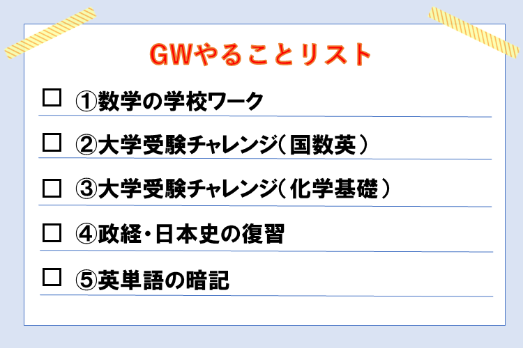 やることリスト　例